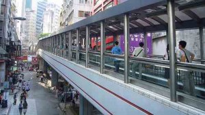 香港的自动扶梯