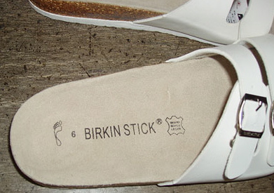 中国一款仿勃肯鞋品牌，上面写着“Birkin Stick”188金宝搏网服务网址