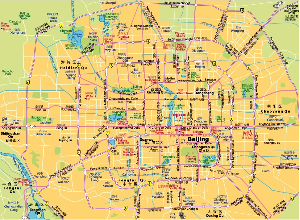 北京，中国大都市区188金宝搏网服务网址地图