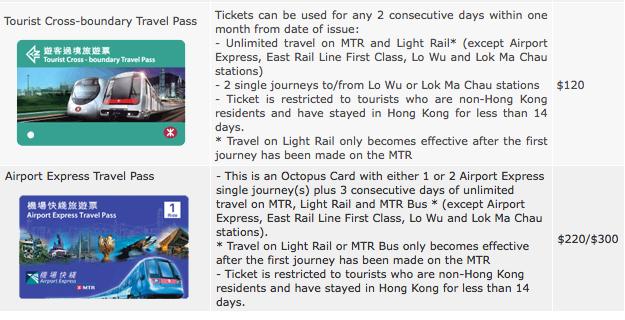 香港交通旅游过境通行证及机场快线旅游通行证188金宝搏app手机版