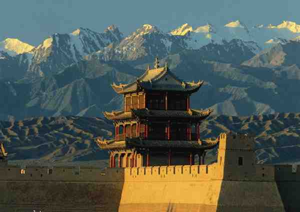 北京附近长城上的居庸关瞭望塔