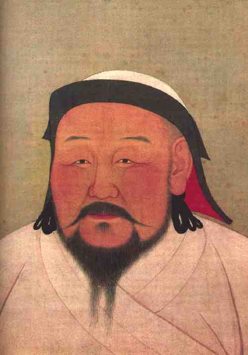 一幅蒙古统治者的画像。