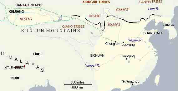 汉代时期的中国长城地图188金宝搏网服务网址