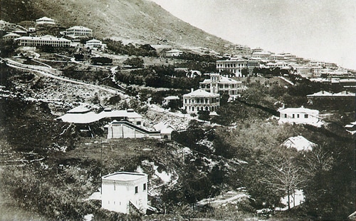 一张十九世纪七十年代半山区的旧照片
