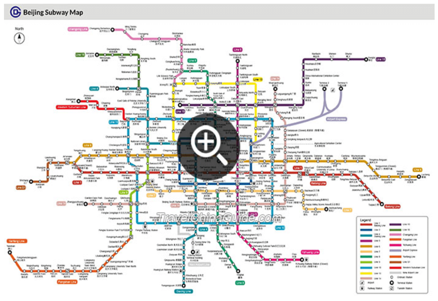 2019北京地铁图